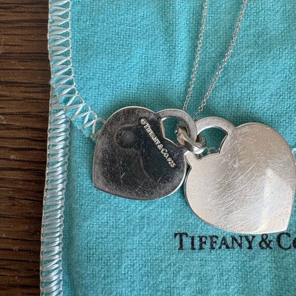 Tiffany & Co. Double Heart Necklace - Picture 2 of 7